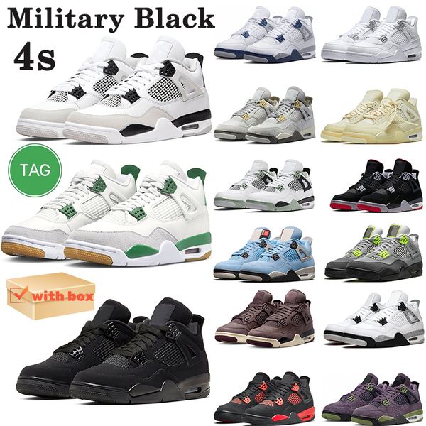 with box men retro 4 basketball shoes 4s women sneakers pine green seafoam pn dust violet ore midnight navy black cat sail pure money jumpma
with box men retro 4 basketball shoes 4s women sneakers pine green seafoam pn dust violet ore midnight navy black cat sail pure money jumpma