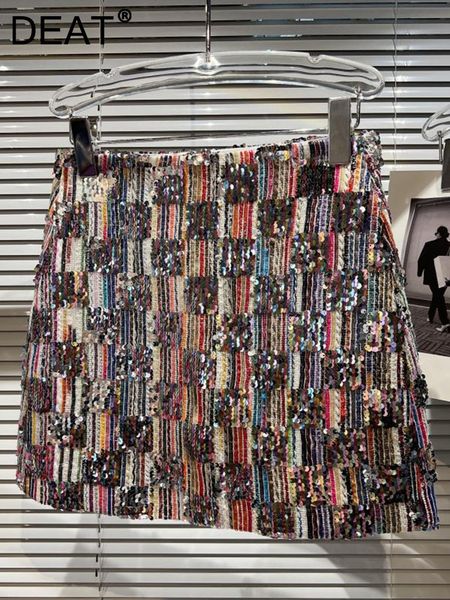 skirts deat fashion beautiful sequin spliced multicolor skirt women's slim high waist hip mini skirts female spring 11p01131 230325, Black
skirts deat fashion beautiful sequin spliced multicolor skirt women's slim high waist hip mini skirts female spring 11p01131 230325, Black