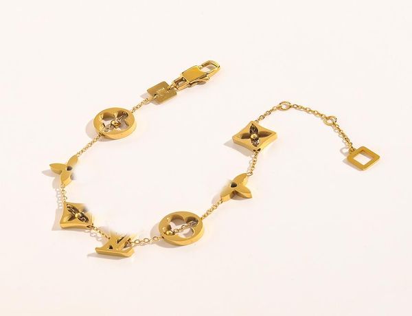 new fashionable classic chain bracelets women bangle 18k gold plated stainless steel crystal flower beads lovers gifts wristband c3596862, Black
new fashionable classic chain bracelets women bangle 18k gold plated stainless steel crystal flower beads lovers gifts wristband c3596862, Black