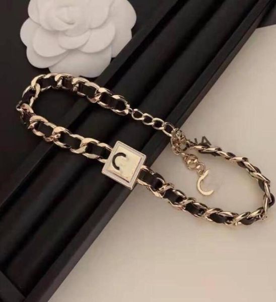 women luxury designer letter necklace square style leather pendant gold chain brass copper necklaces jewelry party wedding engagem3169617, Silver
women luxury designer letter necklace square style leather pendant gold chain brass copper necklaces jewelry party wedding engagem3169617, Silver