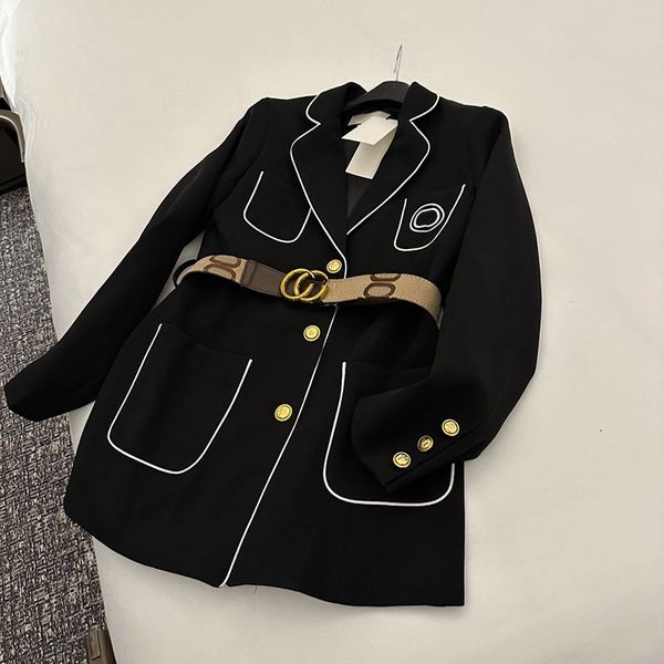 23ss women jacket casual blazers style with belt corset lady slim fashion jackets pocket outwear s imple coats s, Black;brown
23ss women jacket casual blazers style with belt corset lady slim fashion jackets pocket outwear s imple coats s, Black;brown