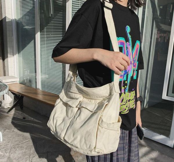 2023 spring fashion canvas bag women's large capacity single shoulder crossbody bag all-in-one ins college students tote bag
2023 spring fashion canvas bag women's large capacity single shoulder crossbody bag all-in-one ins college students tote bag