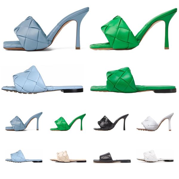 lido sandals slippers designer luxurys dress shoes woven mules flat intrecciato nappa square sules ladies wedding 7cm high heels thin pumps, Black
lido sandals slippers designer luxurys dress shoes woven mules flat intrecciato nappa square sules ladies wedding 7cm high heels thin pumps, Black