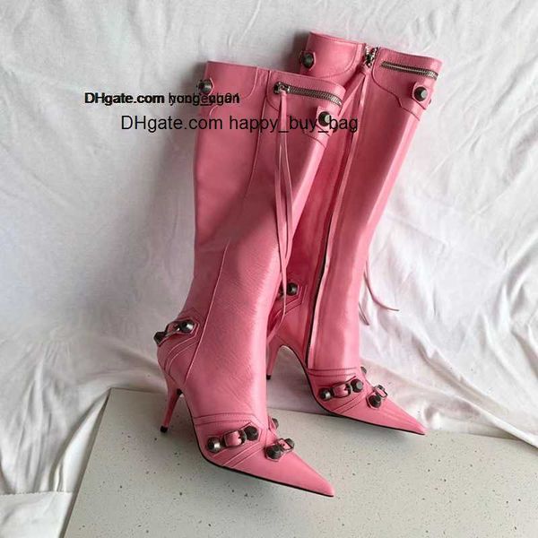 heels high boots designer woman rivets motorcycle tassel leather knee high booties eu45, Black
heels high boots designer woman rivets motorcycle tassel leather knee high booties eu45, Black