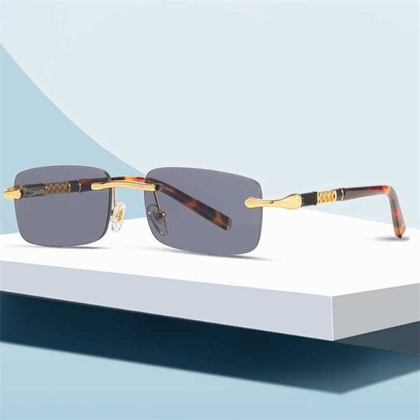luxury designer new men's and women's sunglasses 20% off frameless personality leg plate foot small box optical glasses, White;black
luxury designer new men's and women's sunglasses 20% off frameless personality leg plate foot small box optical glasses, White;black