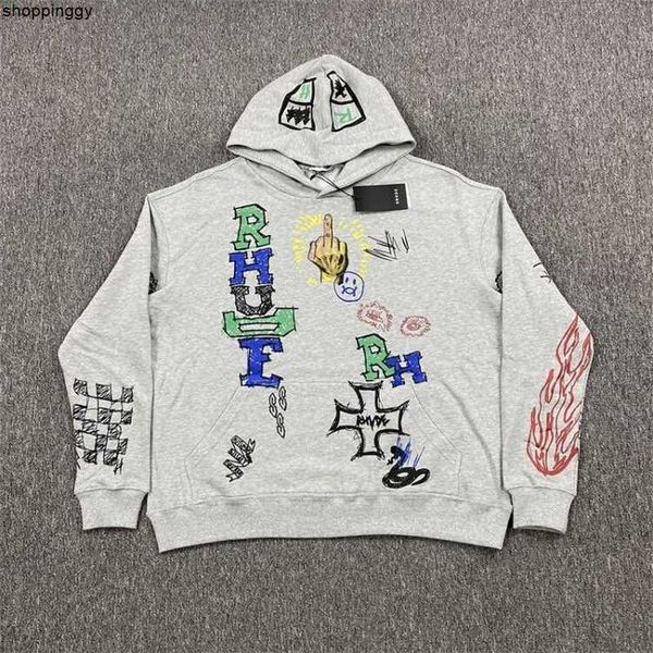 hoodies sweatshirts rhude doodle owner's hand-painted graffiti high street women's in autumn winter, Black
hoodies sweatshirts rhude doodle owner's hand-painted graffiti high street women's in autumn winter, Black