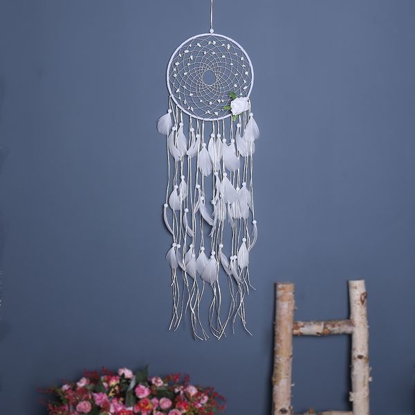 simple wind dream catcher wind chimes hanging decoration white feather dream catcher white flower pendant decorative objects 1224202
simple wind dream catcher wind chimes hanging decoration white feather dream catcher white flower pendant decorative objects 1224202