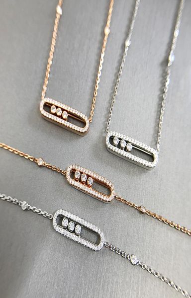 classic design move stones sliding three diamond necklace 18k rose gold sterling silver moving stones pendant1621890
classic design move stones sliding three diamond necklace 18k rose gold sterling silver moving stones pendant1621890