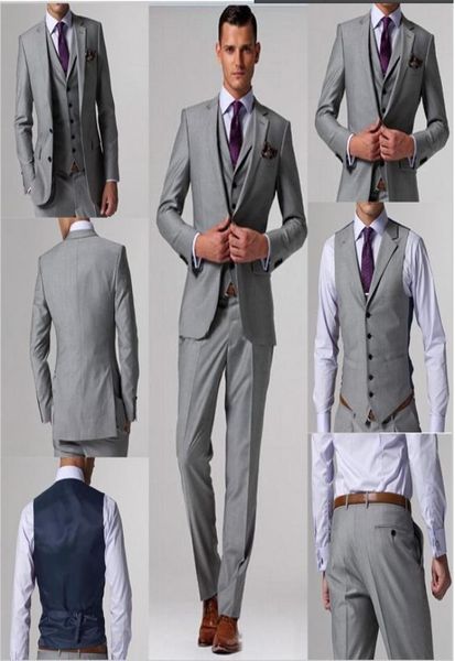brand new light grey men wedding dress notch lapel slim fit groom tuxedos popular dinnerdarty dress 3 piece suit jacket pants tie5192180, Black;gray
brand new light grey men wedding dress notch lapel slim fit groom tuxedos popular dinnerdarty dress 3 piece suit jacket pants tie5192180, Black;gray