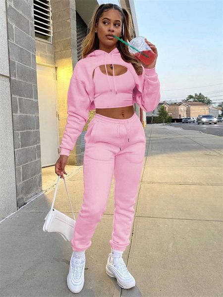 women's two piece pants 3 piece set women autumn solid color fitness sports pants outfits long sleeve hoodie shrug vest pants female tr, White
women's two piece pants 3 piece set women autumn solid color fitness sports pants outfits long sleeve hoodie shrug vest pants female tr, White
