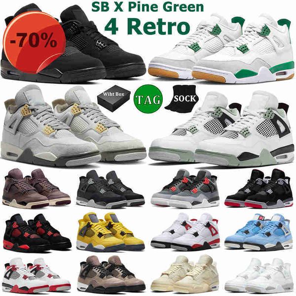 4 retro basketball shoes men 4s with box military black cat pine green pn dust midnight navy seafoam red thunder lightning bred sail mens wo
4 retro basketball shoes men 4s with box military black cat pine green pn dust midnight navy seafoam red thunder lightning bred sail mens wo