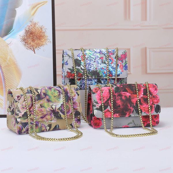 double chains shoulder bag women's vintage messenger wallet designer flower pattern fashion bags underarm package luxury makeup bag
double chains shoulder bag women's vintage messenger wallet designer flower pattern fashion bags underarm package luxury makeup bag