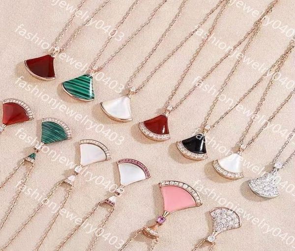 jewelry divas dream necklaces designers fan shape necklace diamonds white pink green chalcedony small skirt female elegant jewelry5188686, Silver
jewelry divas dream necklaces designers fan shape necklace diamonds white pink green chalcedony small skirt female elegant jewelry5188686, Silver
