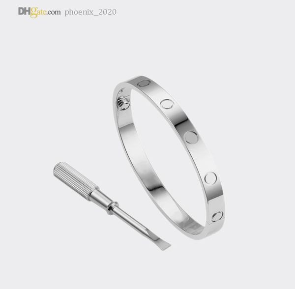 love screw bracelet designer bracelets women carti bangle silver bracelet luxury jewelry titanium steel goldplated never fade not2369896, Black
love screw bracelet designer bracelets women carti bangle silver bracelet luxury jewelry titanium steel goldplated never fade not2369896, Black