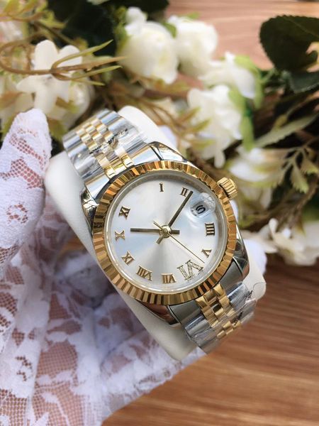 with original box women luxury watch lady size 31mm date girl sapphire glass wristwatch 2813 movement automatic mechanical movement watches, Slivery;brown
with original box women luxury watch lady size 31mm date girl sapphire glass wristwatch 2813 movement automatic mechanical movement watches, Slivery;brown