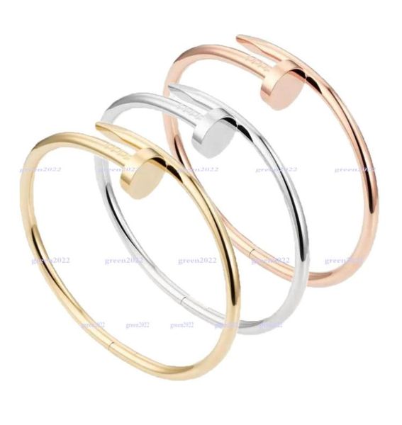 classic bangles gold silver nail bracelet titanium steel cuff bangle nlay diamond bracelets womens mens love jewelry gift with vel6407306, Black
classic bangles gold silver nail bracelet titanium steel cuff bangle nlay diamond bracelets womens mens love jewelry gift with vel6407306, Black
