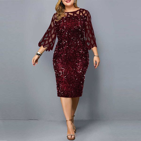 de coctel vestidos elegant sequined dresses long sleeved mid-length plus size women casual evening party dress, Black;gray
de coctel vestidos elegant sequined dresses long sleeved mid-length plus size women casual evening party dress, Black;gray
