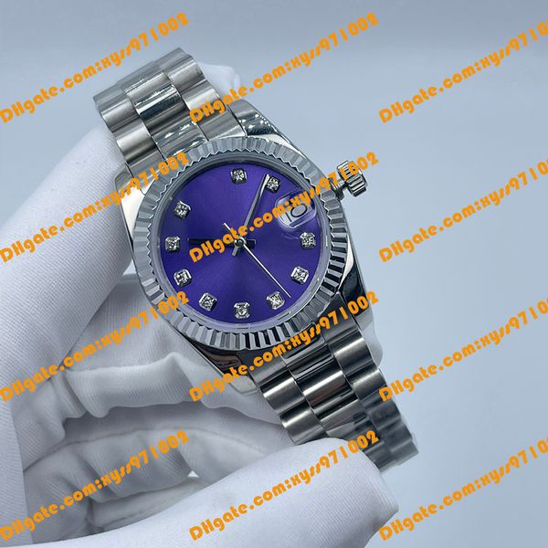 women's watch 278274rbr 278344 31mm purple diamond dial stainless steel silver band 2813 movement mechanical automatic women's wat, Slivery;brown
women's watch 278274rbr 278344 31mm purple diamond dial stainless steel silver band 2813 movement mechanical automatic women's wat, Slivery;brown