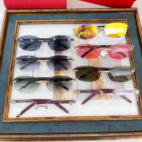 10% off luxury designer new men's and women's sunglasses 20% off wind frameless artistic square ins same wooden leg net red ct0031, White;black
10% off luxury designer new men's and women's sunglasses 20% off wind frameless artistic square ins same wooden leg net red ct0031, White;black