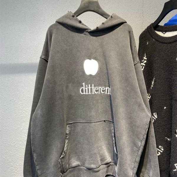 80% off factory outlet online high version apple embroidered brushed hoodie wash water abrasion process os shoulder loose fit unisex, Black
80% off factory outlet online high version apple embroidered brushed hoodie wash water abrasion process os shoulder loose fit unisex, Black