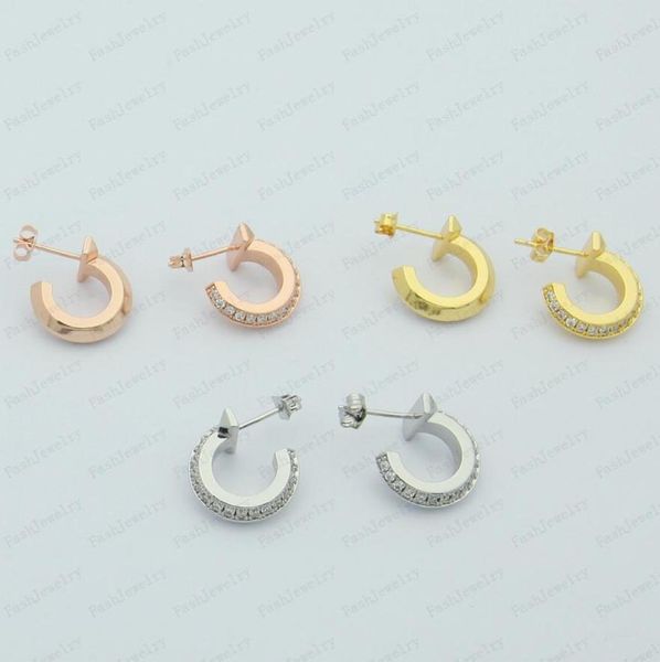 luxury c shape circle half diamond earrings designer pendant fashion stainless steel necklace couple christmas gift with original 2459173, Silver
luxury c shape circle half diamond earrings designer pendant fashion stainless steel necklace couple christmas gift with original 2459173, Silver