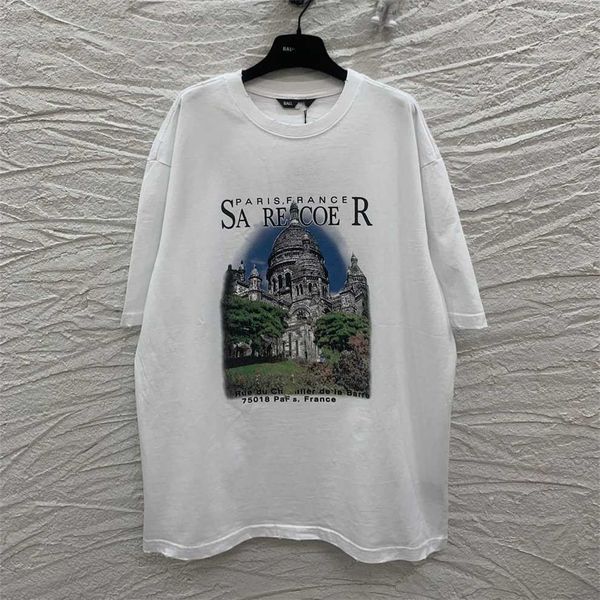 80% off factory outlet online high edition summer new fashion castle print mesh red same men's and women's short sleeve t-shirt, White;black
80% off factory outlet online high edition summer new fashion castle print mesh red same men's and women's short sleeve t-shirt, White;black