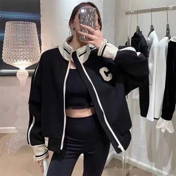 80% off factory outlet online high version 2023 early spring new thread contrast zip panel sleeve baseball jersey men's and women', Black;brown
80% off factory outlet online high version 2023 early spring new thread contrast zip panel sleeve baseball jersey men's and women', Black;brown