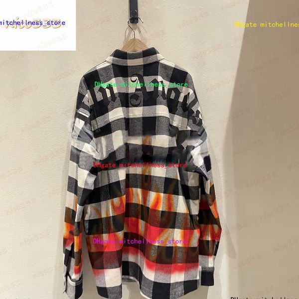 22ss new casual shirts autumn winter letters plaid loose cotton white red stitching gray men women shirt s-xl, White;black
22ss new casual shirts autumn winter letters plaid loose cotton white red stitching gray men women shirt s-xl, White;black