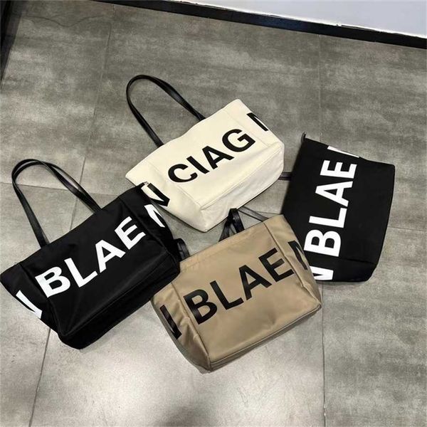handbag 2023 new bag women's casual canvas simple shopping large armpit