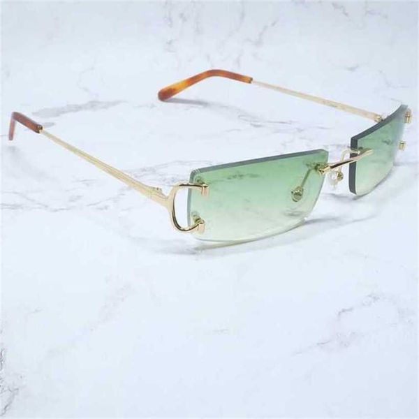 women's fashion designer sunglasses small square fashion men rimless metal colorful glasses summer shade mens decoration party accessor, White;black
women's fashion designer sunglasses small square fashion men rimless metal colorful glasses summer shade mens decoration party accessor, White;black