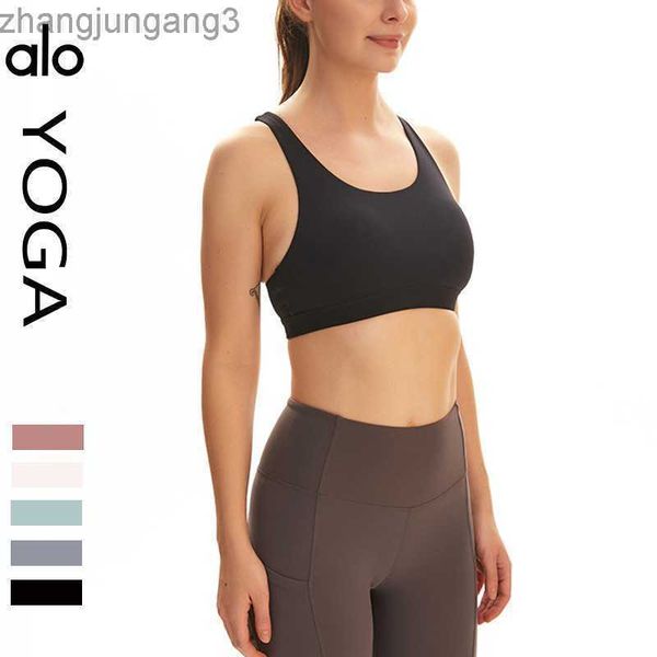 alos yoga sports sports bra fashion stitching mesh breathable back bra nude skin friendly fitness bra, White
alos yoga sports sports bra fashion stitching mesh breathable back bra nude skin friendly fitness bra, White