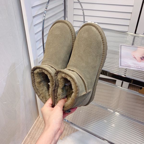 

Snow Boot Warm Boots Suede Shoes Classical Short Miniwomen Keep Warm Man Womens Plush Casual Chestnut Grey 2023 Hot Aus U5854 Free Transshipment, Navy blue