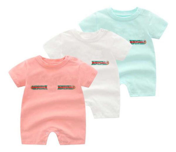 brand baby onesies shortsleeved romper fashionable and versatile summer letters on the chest pure cotton newborn clothes3882042, Blue
brand baby onesies shortsleeved romper fashionable and versatile summer letters on the chest pure cotton newborn clothes3882042, Blue