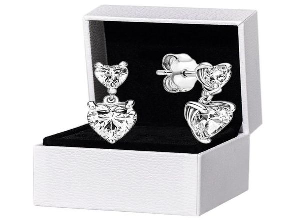 double heart sparkling stud earrings for pandora real sterling silver wedding jewelry for women girlfriend gift cz diamond designe4113063, Golden;silver
double heart sparkling stud earrings for pandora real sterling silver wedding jewelry for women girlfriend gift cz diamond designe4113063, Golden;silver