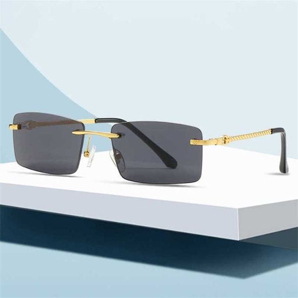 10% off luxury designer new men's and women's sunglasses 20% off twist leg frameless square fashion personalized optical glasses, White;black
10% off luxury designer new men's and women's sunglasses 20% off twist leg frameless square fashion personalized optical glasses, White;black