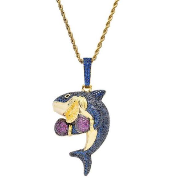 new whole hip hop personality pendant boxing shark pendant copperinlaid zircon necklace4561826, Silver
new whole hip hop personality pendant boxing shark pendant copperinlaid zircon necklace4561826, Silver