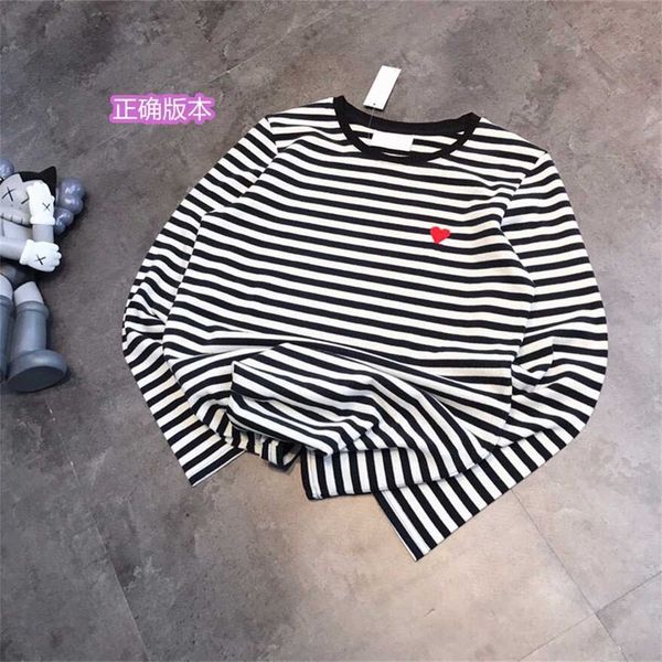 80% off factory outlet online iron tower red embroidery black and white stripe long sleeve t-shirt spring classic couple underlay basic knit, White;black
80% off factory outlet online iron tower red embroidery black and white stripe long sleeve t-shirt spring classic couple underlay basic knit, White;black