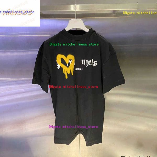 23ss new t shirt men tee black purple heart shaped city spray letter pattern pure cotton white powder green dark blue yellow women short, White;black
23ss new t shirt men tee black purple heart shaped city spray letter pattern pure cotton white powder green dark blue yellow women short, White;black