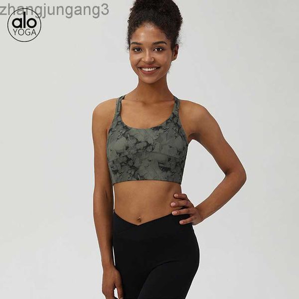 alos yoga sports bra rib tie dye back cross strap gather shock absorbing fitness bra, White
alos yoga sports bra rib tie dye back cross strap gather shock absorbing fitness bra, White