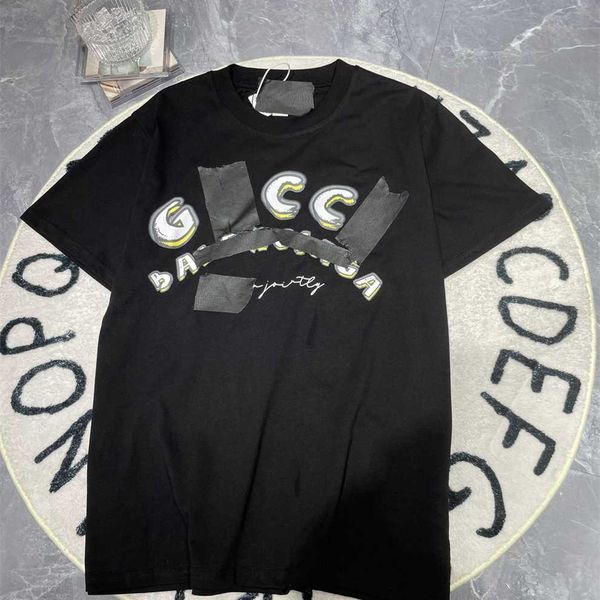80% off factory outlet online high edition family 2023 spring new art letters printed men's and women's cotton short sleeve t-shir, White;black
80% off factory outlet online high edition family 2023 spring new art letters printed men's and women's cotton short sleeve t-shir, White;black