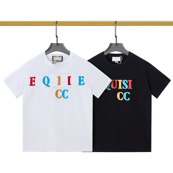 23 spring and summer new fashion classic chest letter short sleeve loose casual t-shirt men's and women's same model instagram cou, White;black
23 spring and summer new fashion classic chest letter short sleeve loose casual t-shirt men's and women's same model instagram cou, White;black