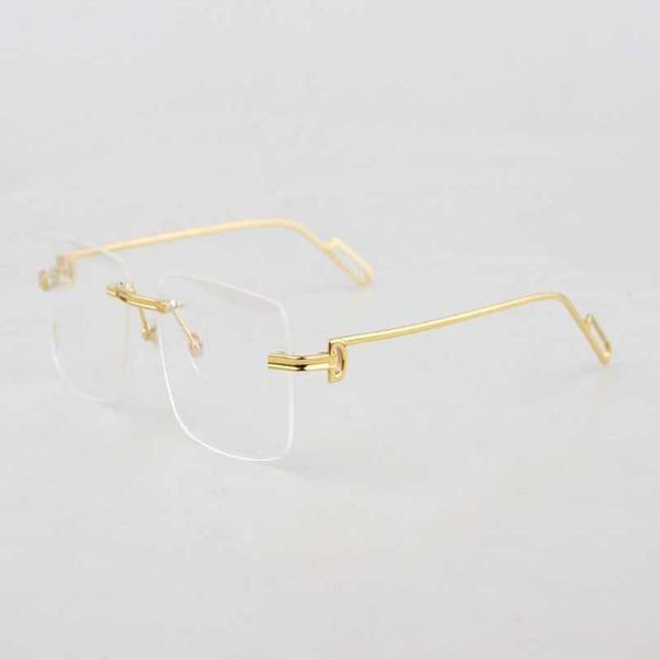 10% off luxury designer new men's and women's sunglasses 20% off series 0162 frameless pure titanium myopia lens high-end business, White;black
10% off luxury designer new men's and women's sunglasses 20% off series 0162 frameless pure titanium myopia lens high-end business, White;black