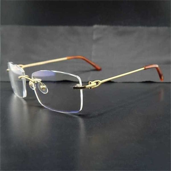 luxury designer new men's and women's sunglasses 20% off rimless clear eye frames mens transparent optical spectacles metal deisgn, White;black
luxury designer new men's and women's sunglasses 20% off rimless clear eye frames mens transparent optical spectacles metal deisgn, White;black