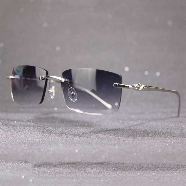 40% off luxury designer new men's and women's sunglasses 20% off rimless for men women glasses frame with panther decoration class, White;black
40% off luxury designer new men's and women's sunglasses 20% off rimless for men women glasses frame with panther decoration class, White;black