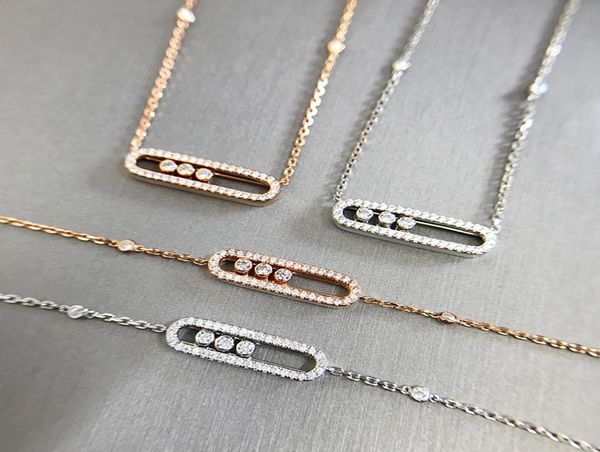classic design move stones sliding three diamond necklace 18k rose gold sterling silver moving stones pendant8294226
classic design move stones sliding three diamond necklace 18k rose gold sterling silver moving stones pendant8294226