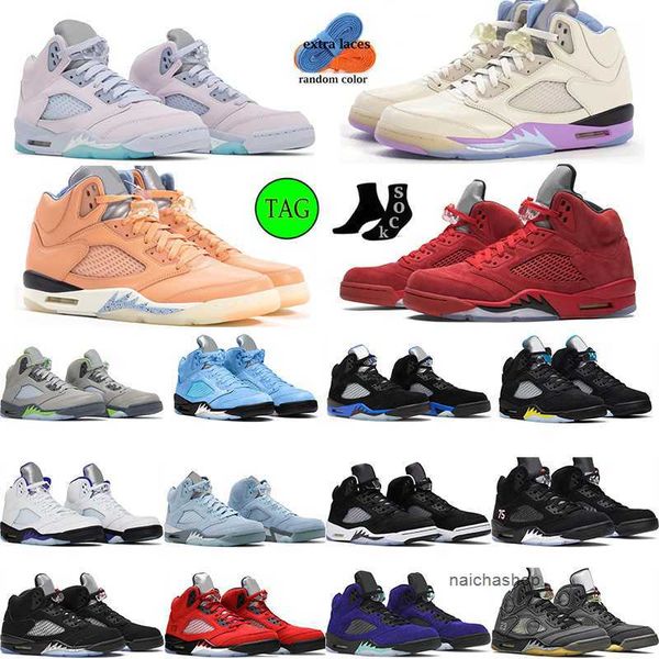 2023 fire red 5 5s jumpman men basketball shoes concord off noir easter racer blue sail jade horizon green bean mens trainers sports sneaker, Black
2023 fire red 5 5s jumpman men basketball shoes concord off noir easter racer blue sail jade horizon green bean mens trainers sports sneaker, Black