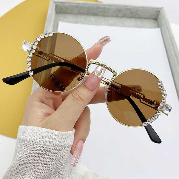 luxury designer sunglasses 20% off net red tiktok fashion driving sun shading personalized round frame diamond rimmed glasses, White;black
luxury designer sunglasses 20% off net red tiktok fashion driving sun shading personalized round frame diamond rimmed glasses, White;black