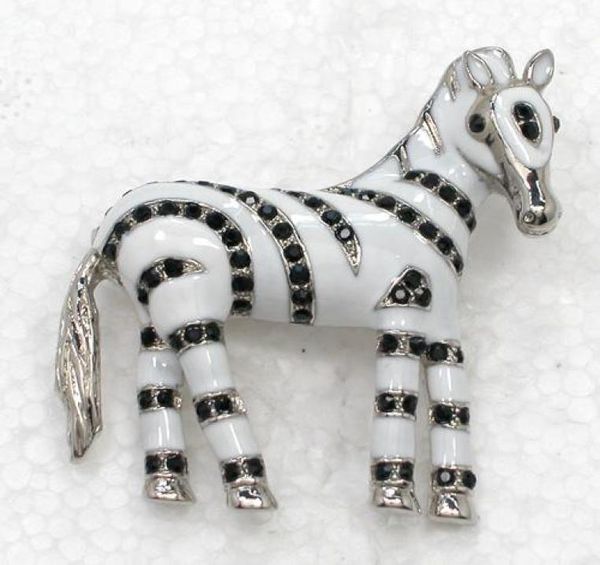 12pcslot whole black crystal rhinestone white enamel zebra pin brooch fashion costume jewelry gift brooches c2932561885, Gray
12pcslot whole black crystal rhinestone white enamel zebra pin brooch fashion costume jewelry gift brooches c2932561885, Gray