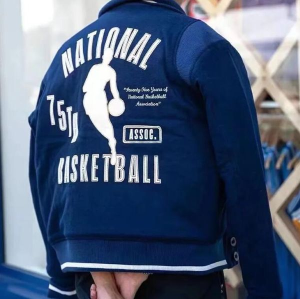 national 75 basketball jackets long sleeve men designer jacket spring baseball mens coats, Black;brown
national 75 basketball jackets long sleeve men designer jacket spring baseball mens coats, Black;brown