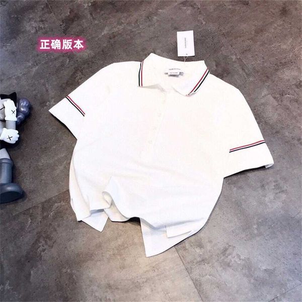 80% off factory outlet online classic color stripe polo shirt with white lapel the same for men and women college style ribbon short sleeve
80% off factory outlet online classic color stripe polo shirt with white lapel the same for men and women college style ribbon short sleeve